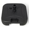 Black HDPE Patio Umbrella Base with Water and Sand Fill for Stability